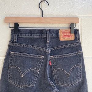 Levi’s 569 Loose Straight High Rise Black Jeans